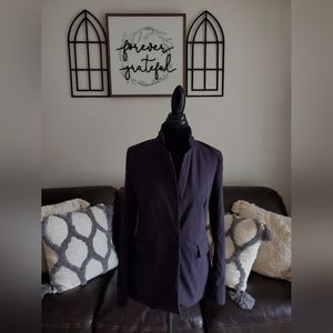 Carbon38 Women's Black One Button Blazer Size S Classic Boho Chic Designer